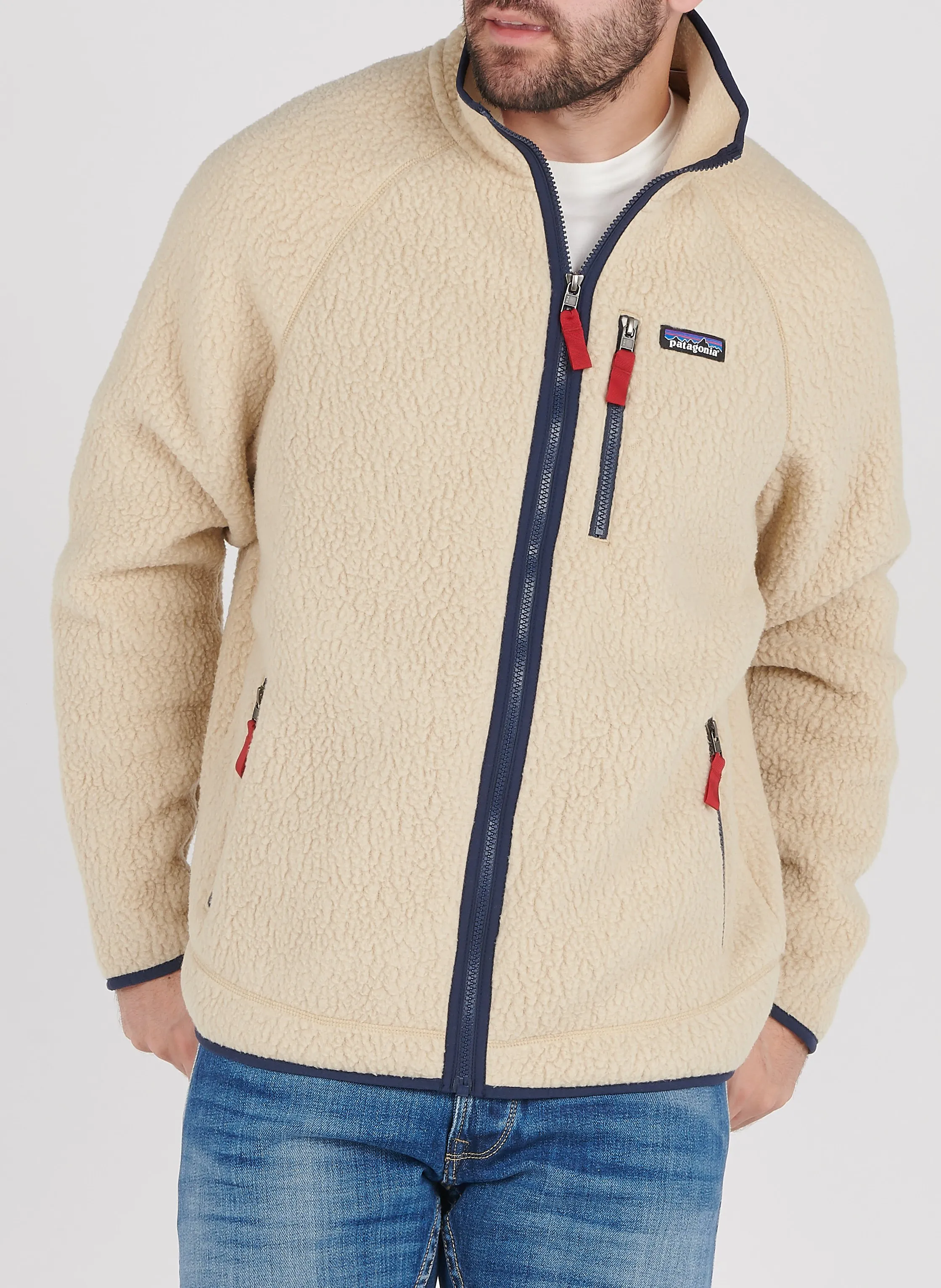  PATAGONIA   Pile a collo alto testurizzato | Beige