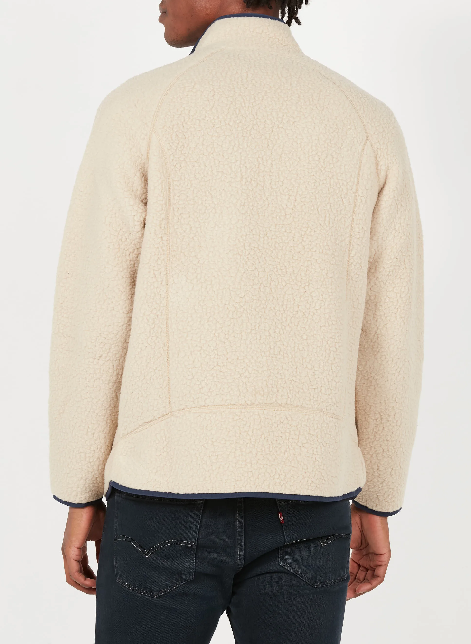  PATAGONIA   Pile a collo alto testurizzato | Beige