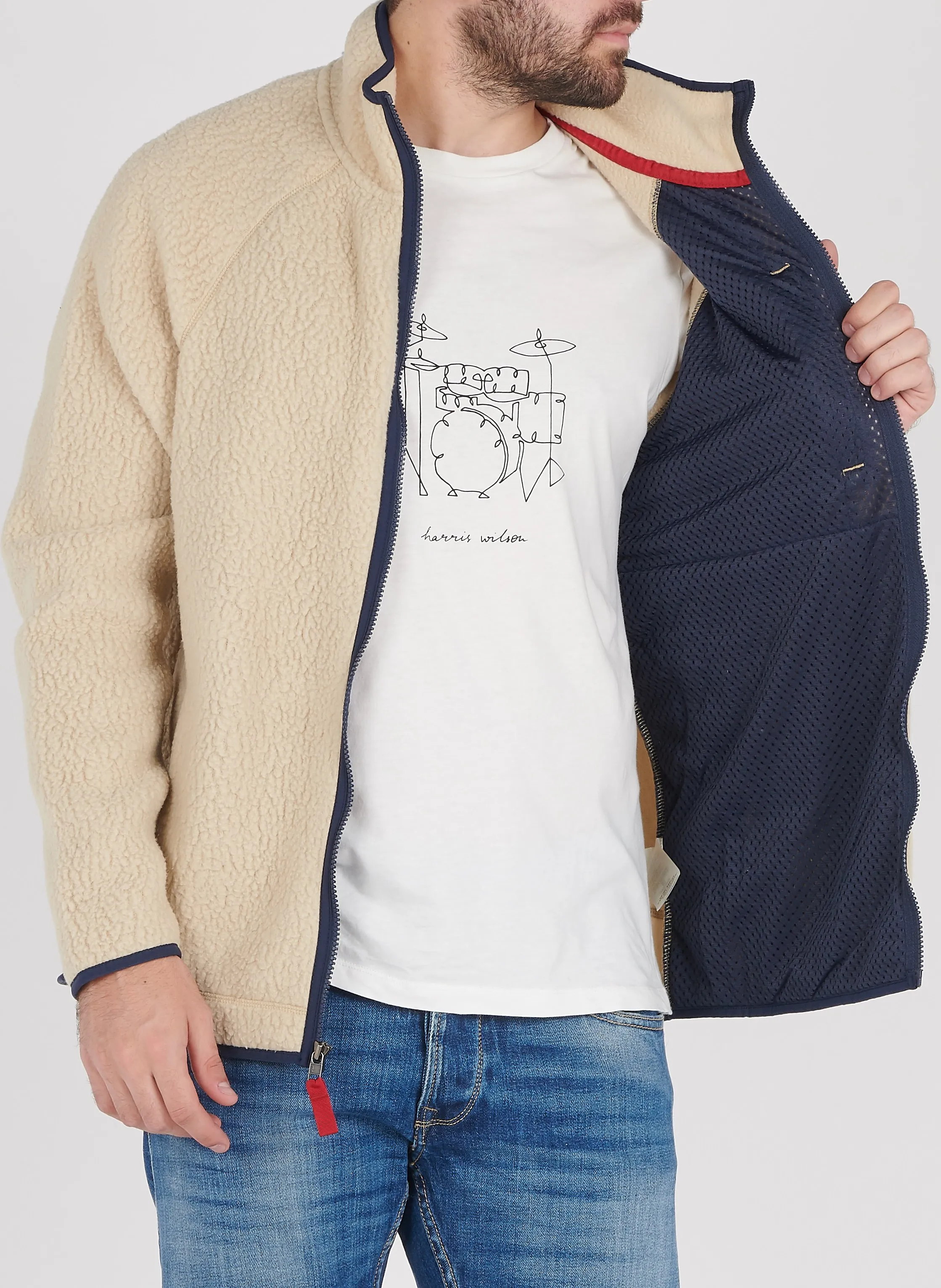  PATAGONIA   Pile a collo alto testurizzato | Beige