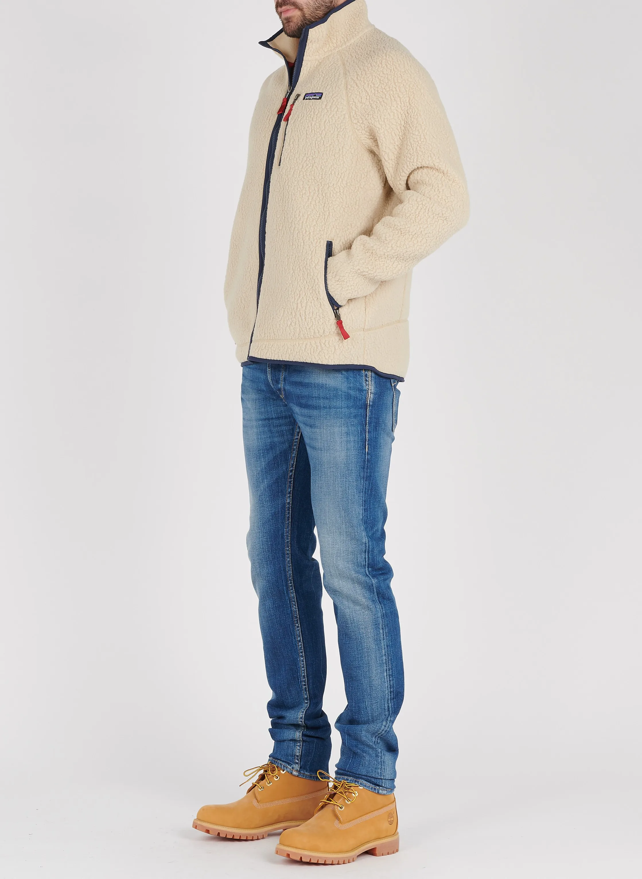  PATAGONIA   Pile a collo alto testurizzato | Beige