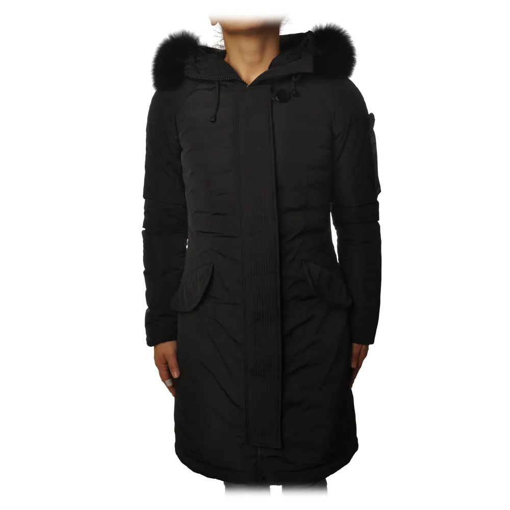 Peuterey - Giubbotto Chamalet Modello Lungo - Nero - Giacca - Luxury Exclusive Collection