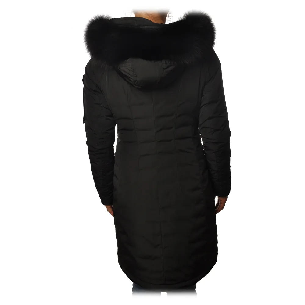Peuterey - Giubbotto Chamalet Modello Lungo - Nero - Giacca - Luxury Exclusive Collection