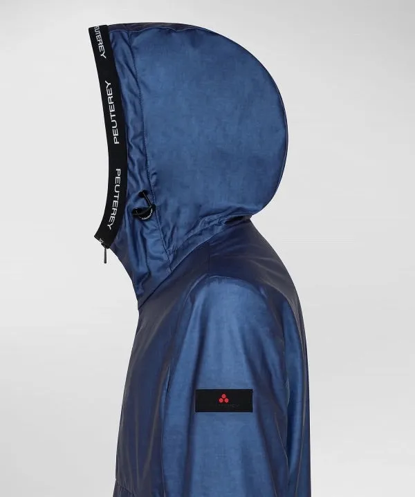 Peuterey - Vince, Bomber in doppio materiale, Blu sogno
