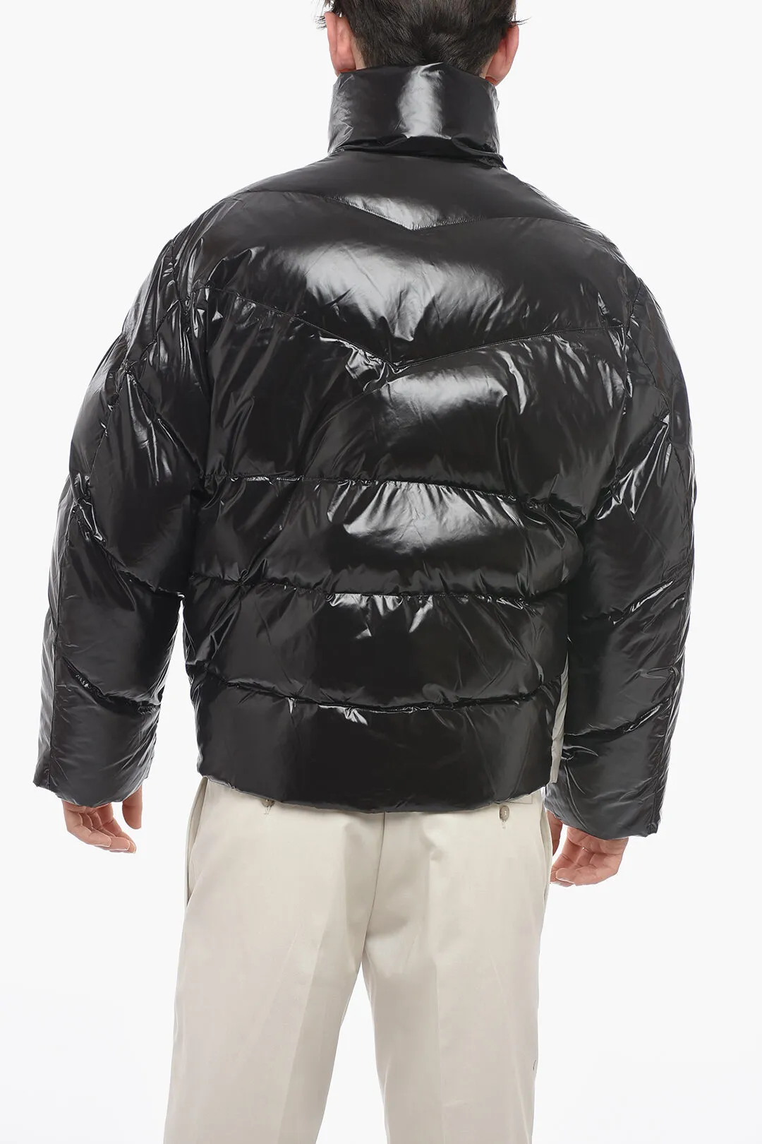 Piumino Easy Fit MIXED NYLON con Zip Frontale