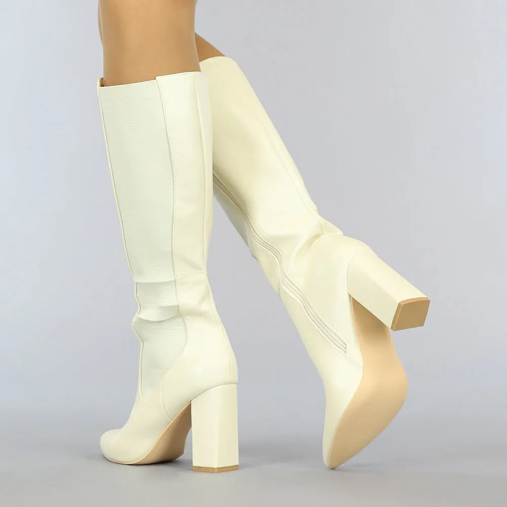 PROMO Stivali beige MAR139 - tacco 9,5 cm - numero 37