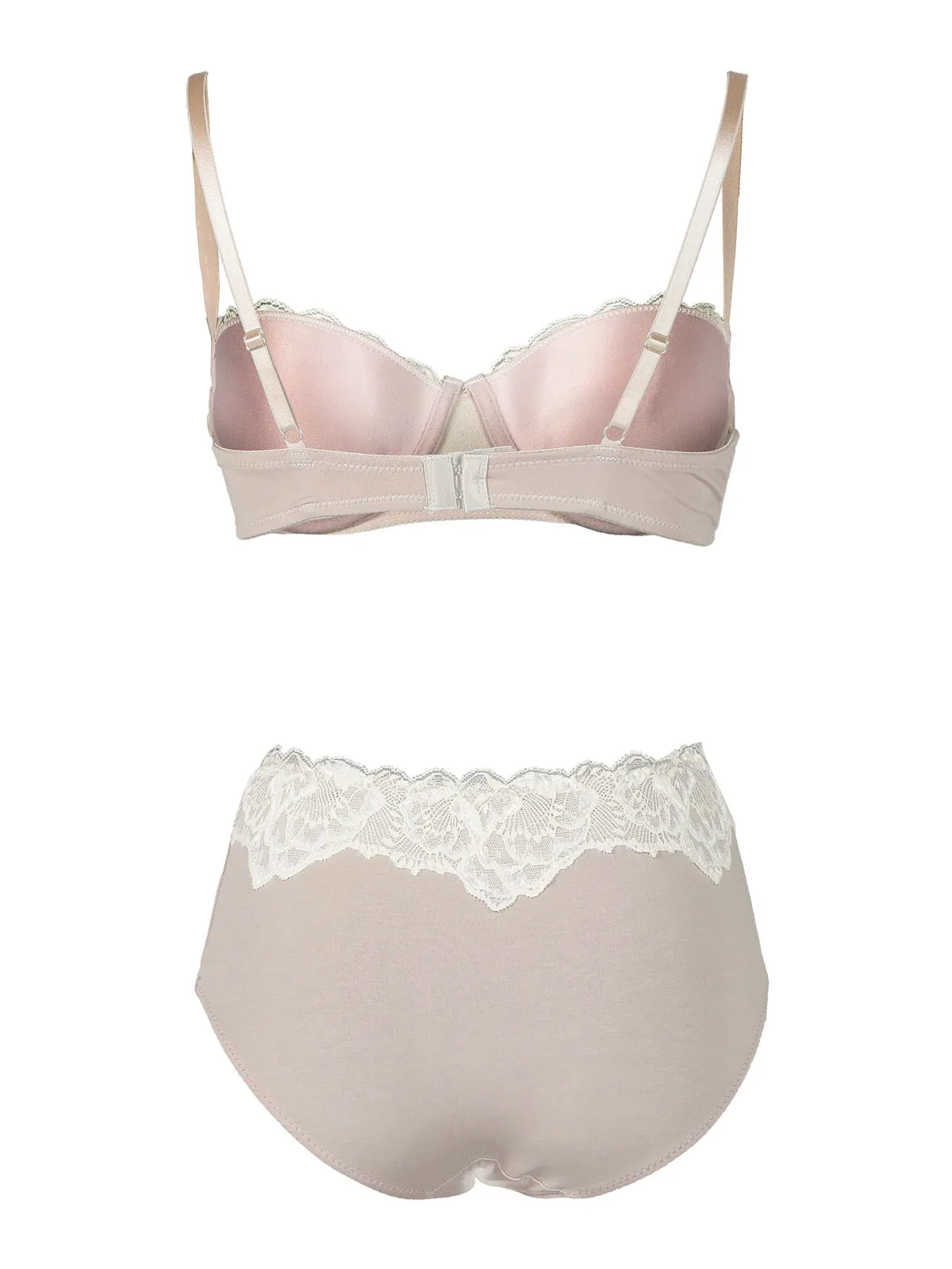 Pura P0679C  Balconnet + culotte en soie mélangée