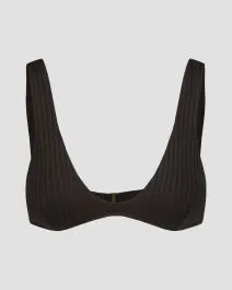 Reggiseno nero del costume da bagno da donna Rip Curl Premium Surf Bralette