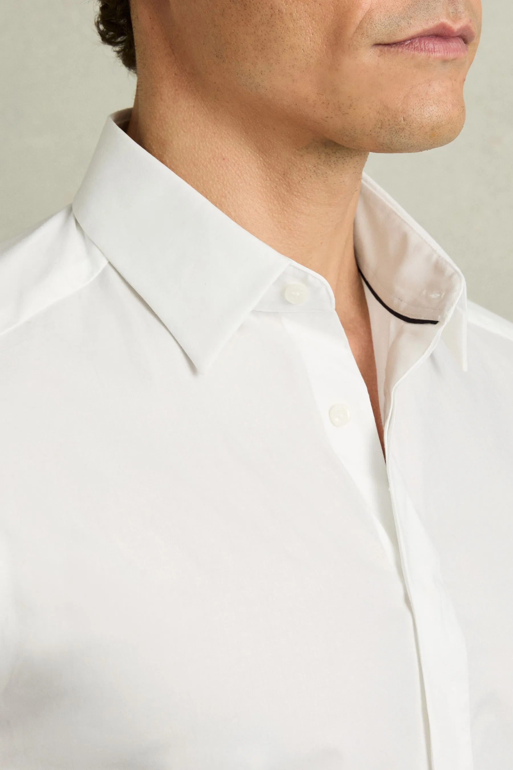 Reiss Kiana - Camicia Blend Vestibilità attillata / Slim cotone    