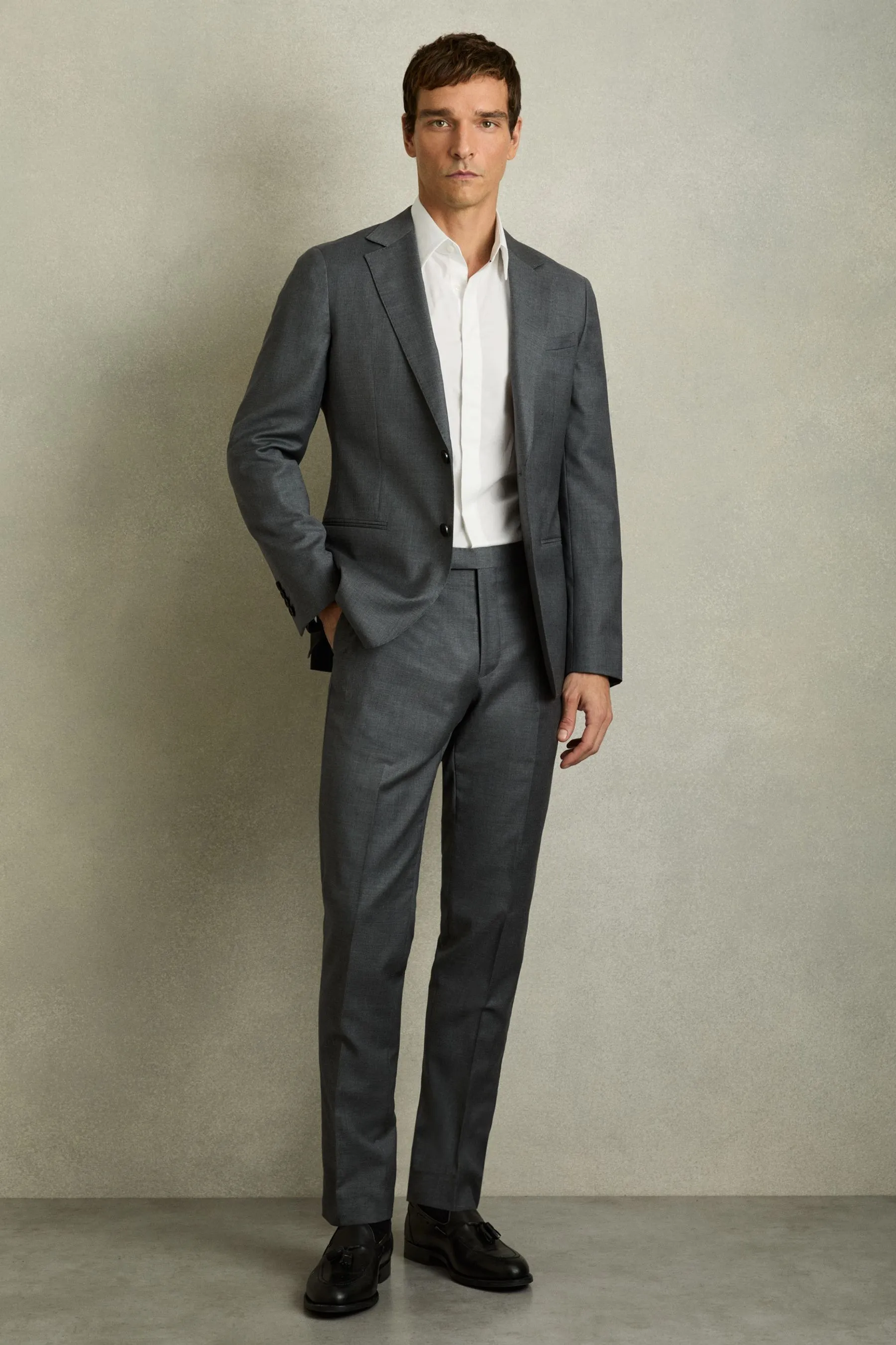 Reiss Kiana - Camicia Blend Vestibilità attillata / Slim cotone    