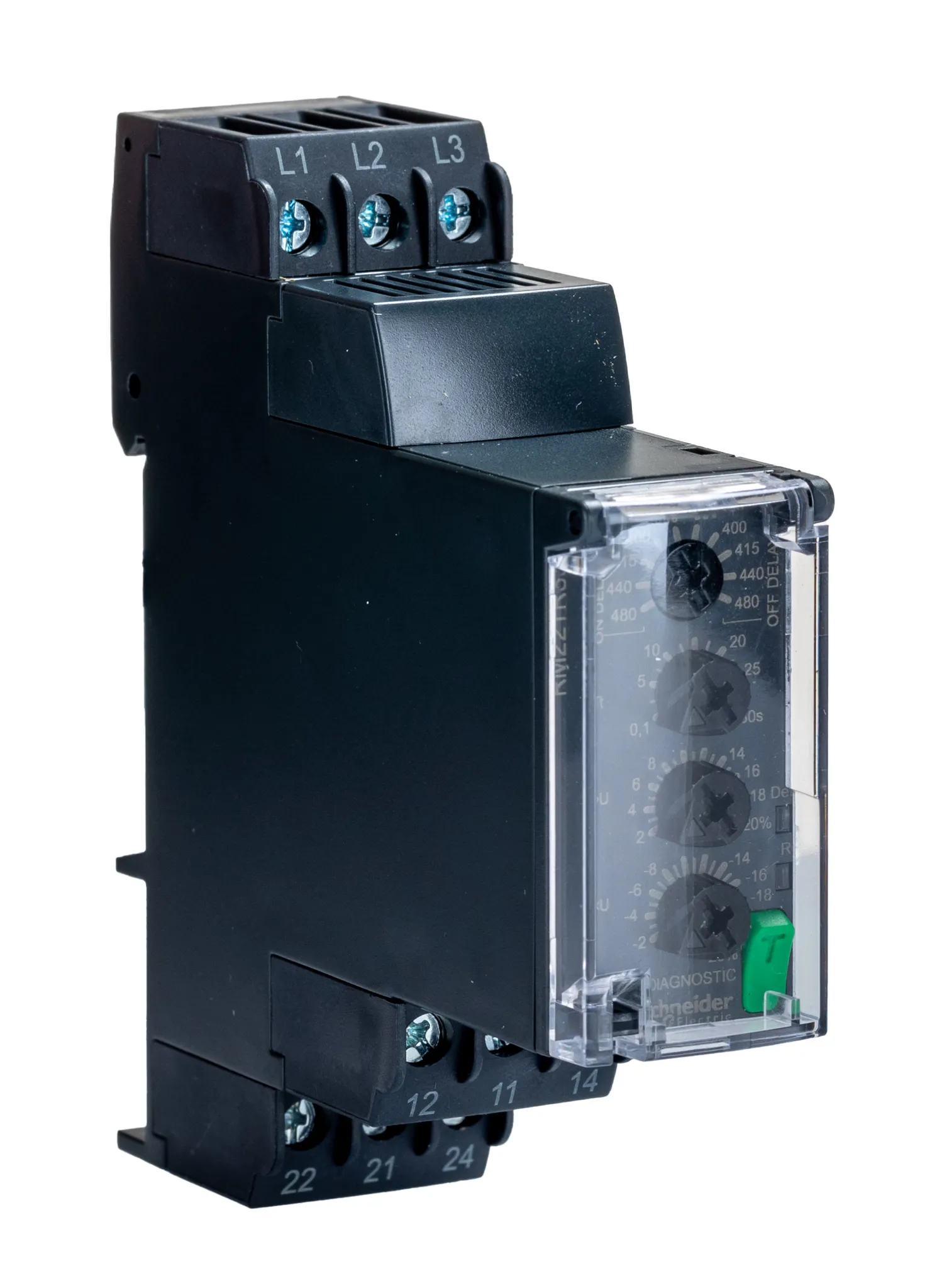 Relè di monitoraggio Schneider Electric RM22TR33 serie Harmony Control, DPDT