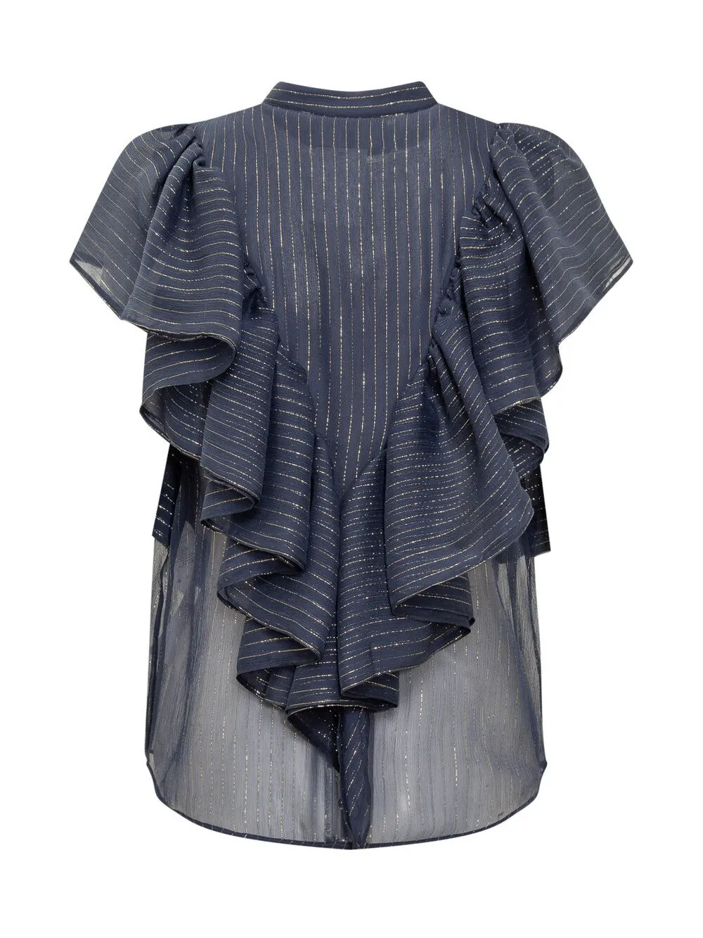 ROCHAS Camicia con Colletto alla Coreana 