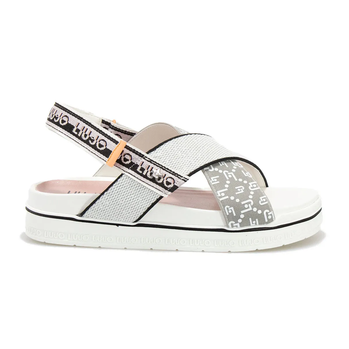 Sandalo Liu Jo Girl Chantal 13 Latte/Grigio/Lurex