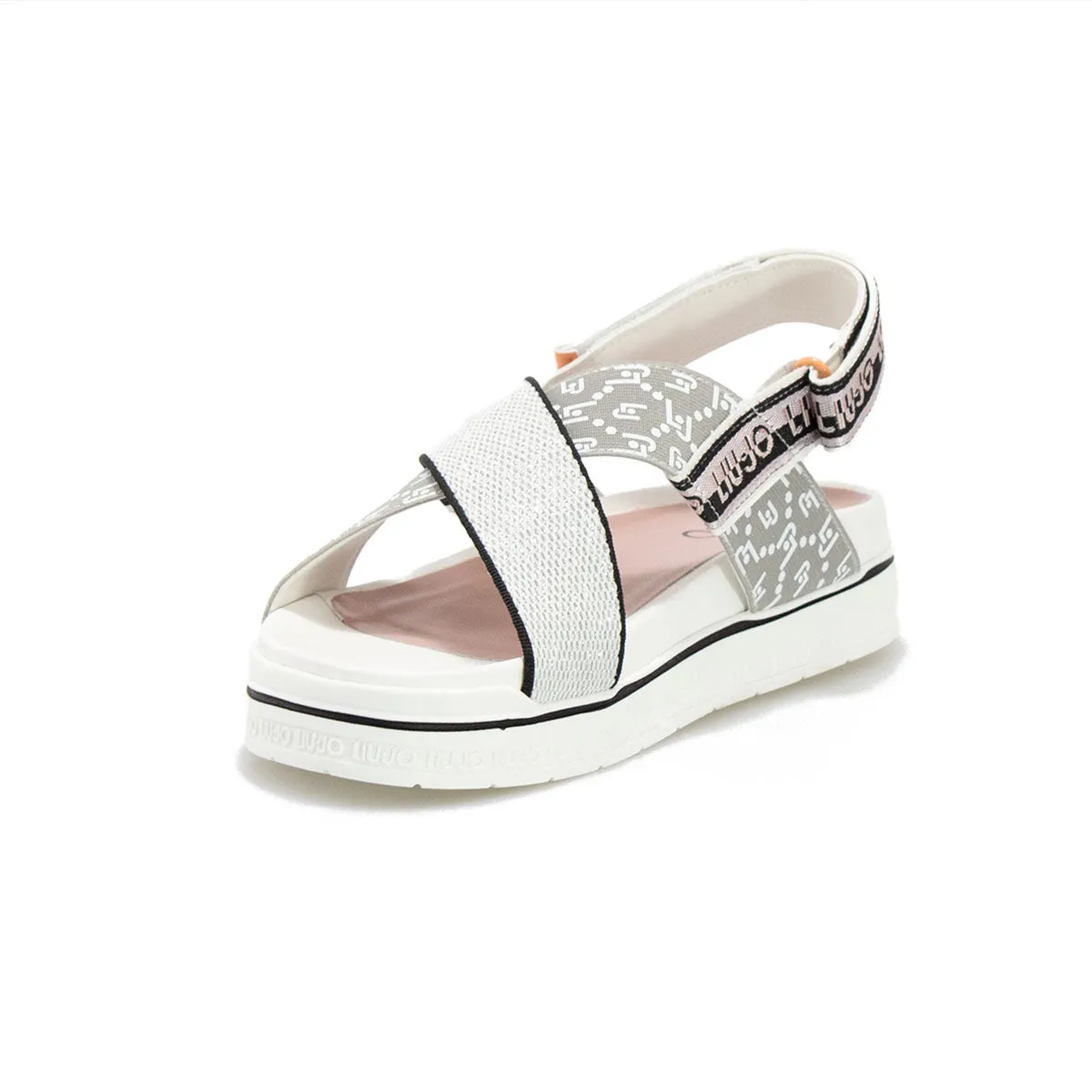 Sandalo Liu Jo Girl Chantal 13 Latte/Grigio/Lurex