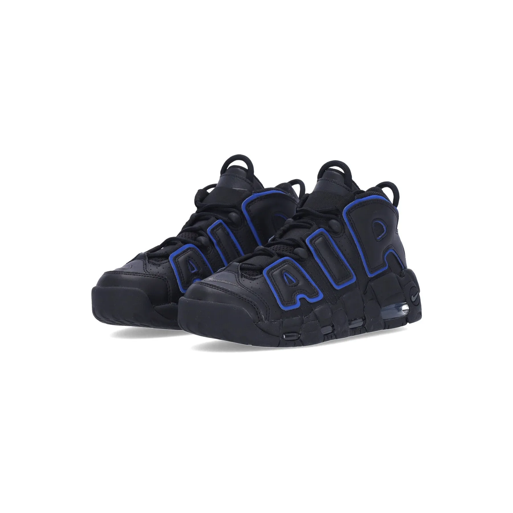 Scarpa Alta Uomo Air More Uptempo 96 Black/iron Grey/game Royal