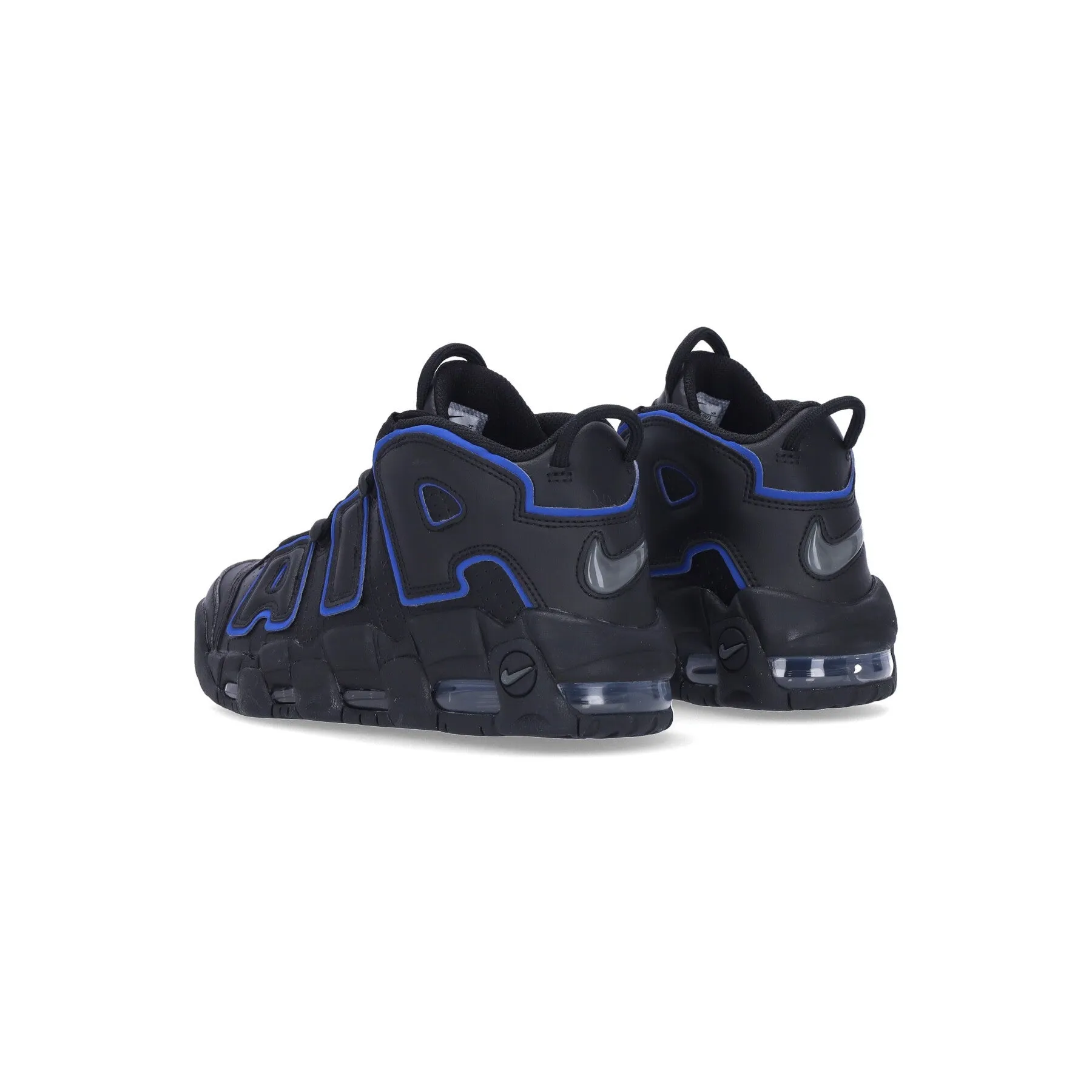 Scarpa Alta Uomo Air More Uptempo 96 Black/iron Grey/game Royal