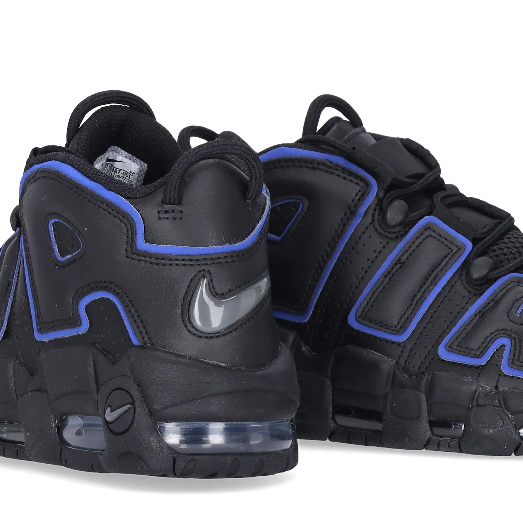 Scarpa Alta Uomo Air More Uptempo 96 Black/iron Grey/game Royal