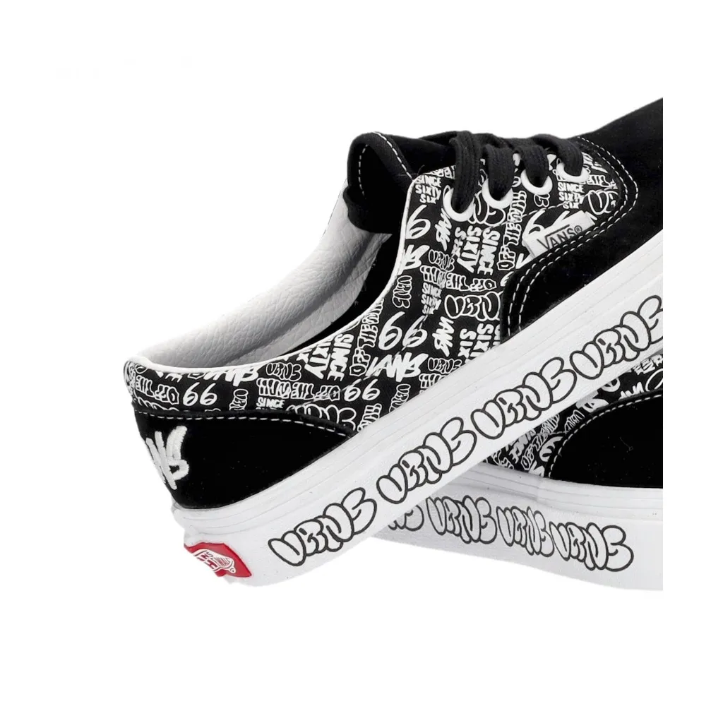 scarpa bassa uomo era graffiti BLACK/WHITE