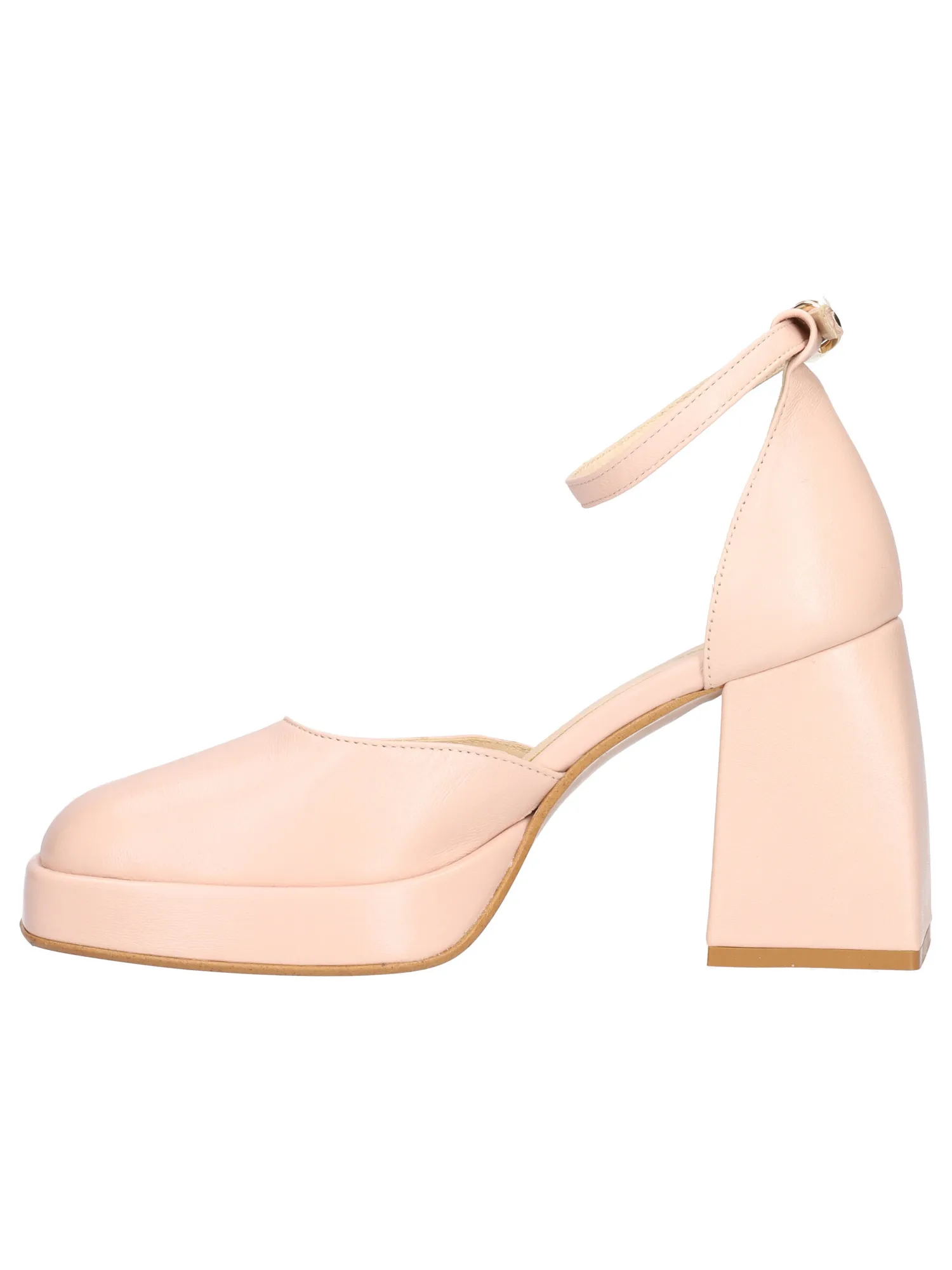 Scarpa con tacco largo Hilya da donna cipria