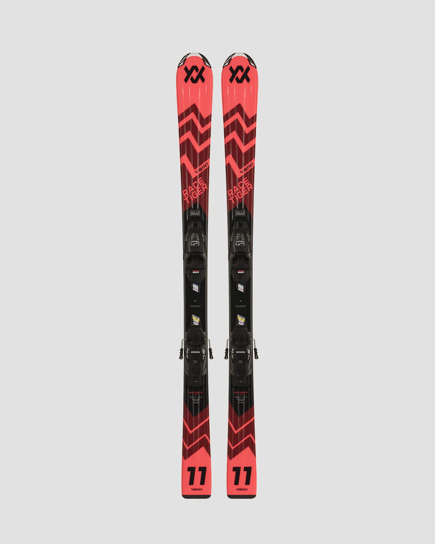 Sci Volkl Racetiger Jr con attacchi Marker 4.5 vMotion Jr 6162t1.va v2410206-nd