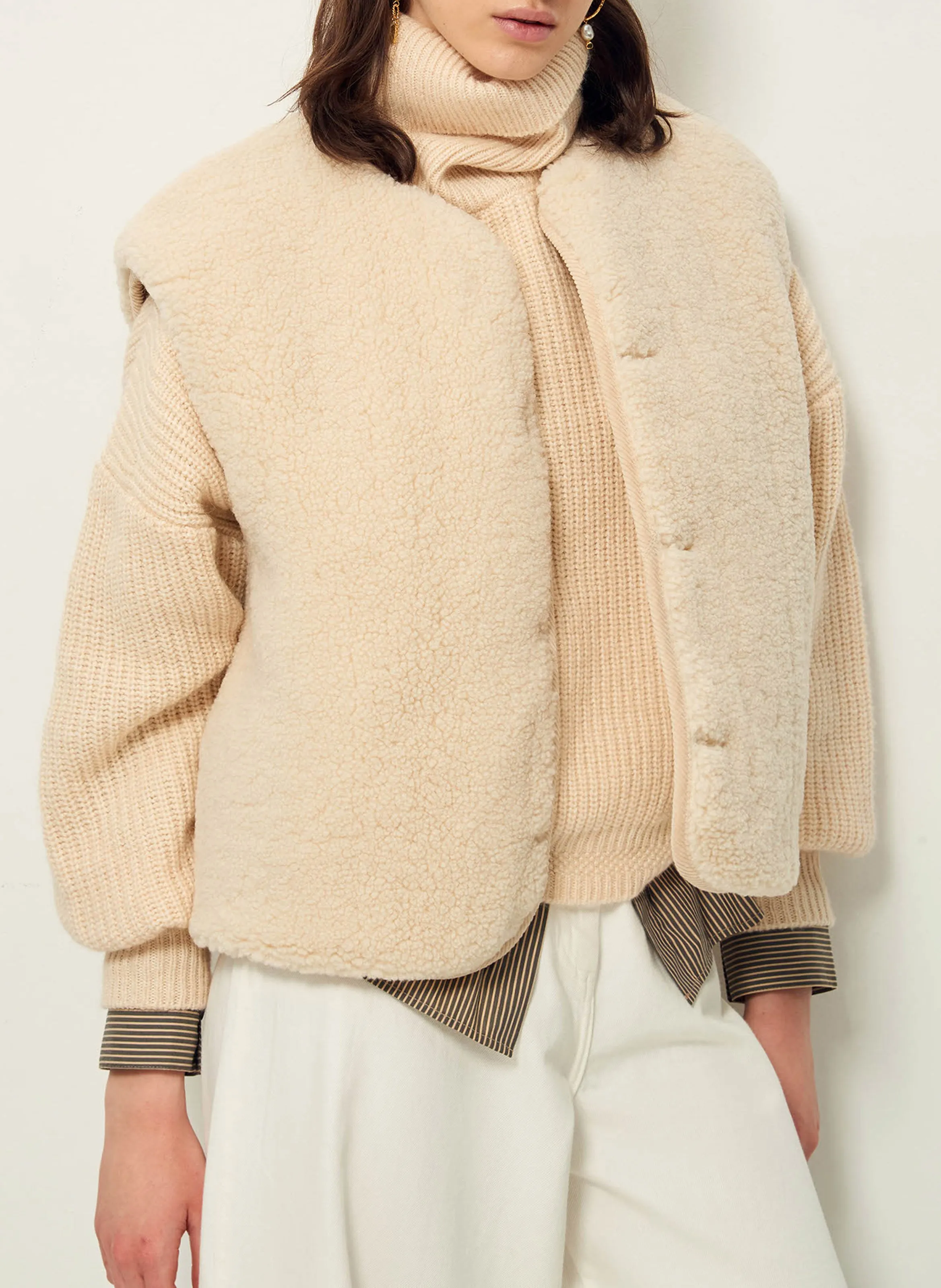  SESSUN   SNOWDONIA - Giacca diritta reversibile | Beige
