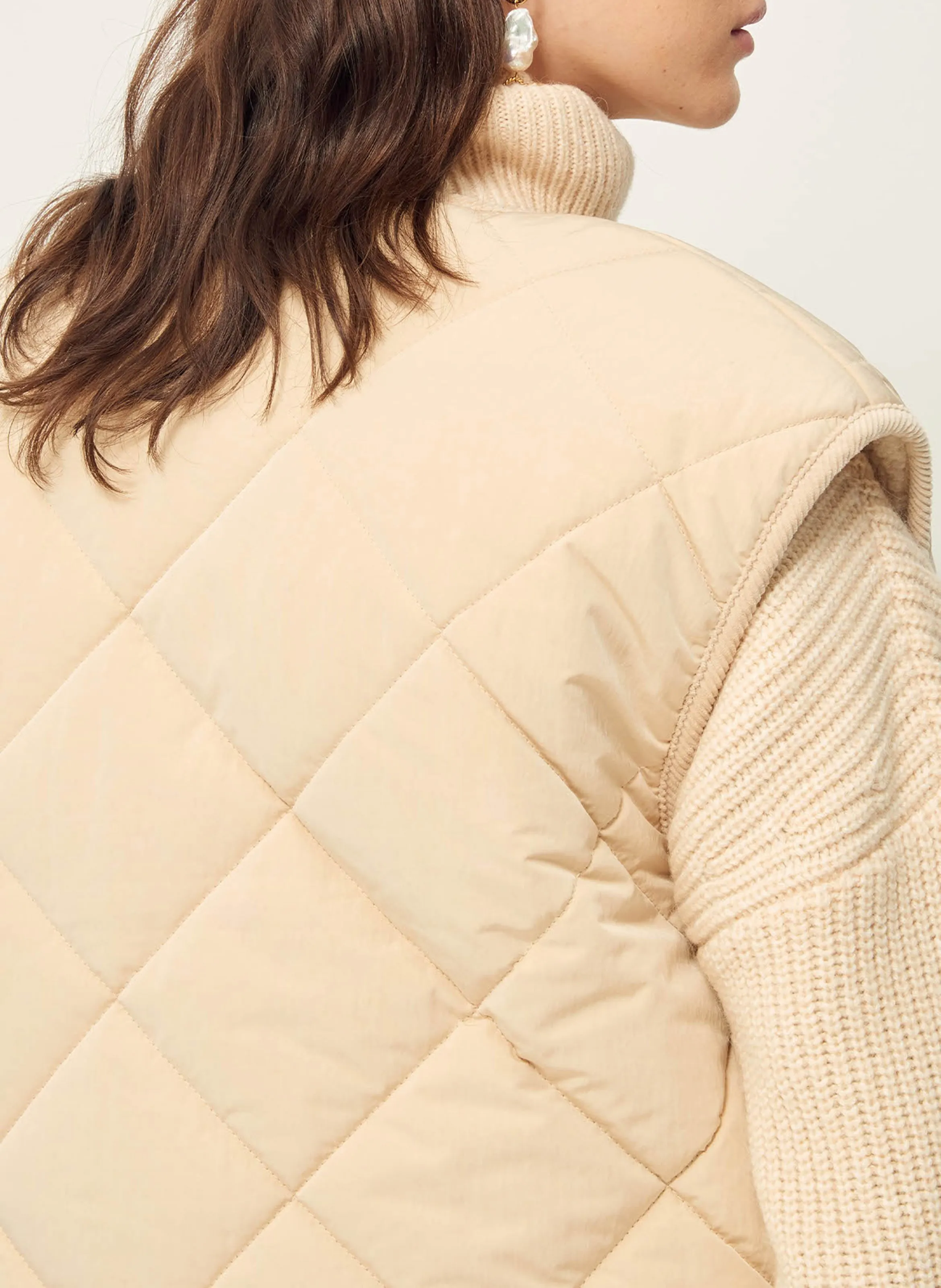  SESSUN   SNOWDONIA - Giacca diritta reversibile | Beige