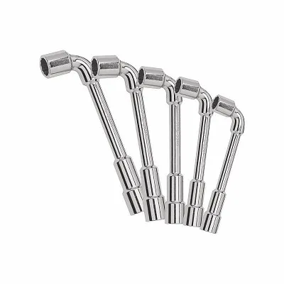 Set di chiavi a tubo Usag Double-ended heavy-duty socket wrenches, 5 pezzi, Acciaio al cromo vanadio