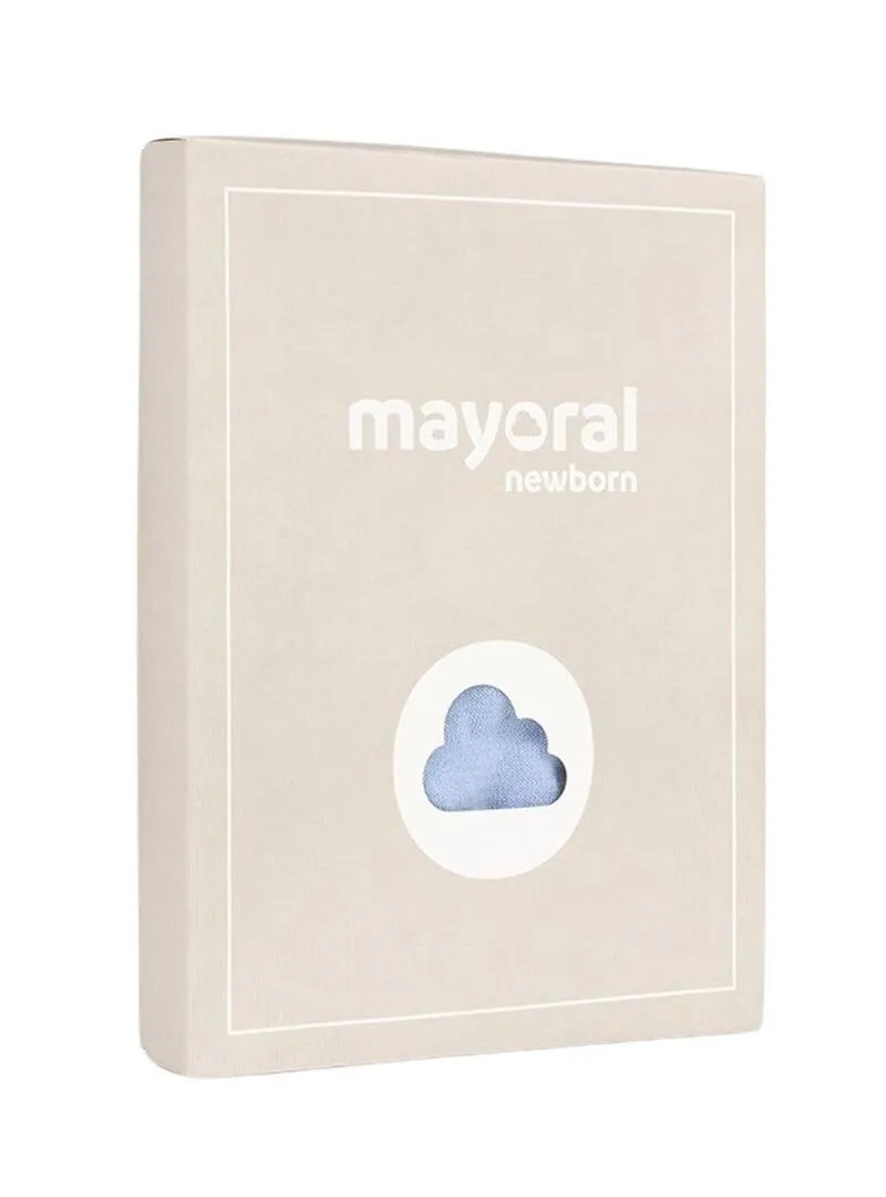 Set Mayoral Ricamato Blu per Bambino