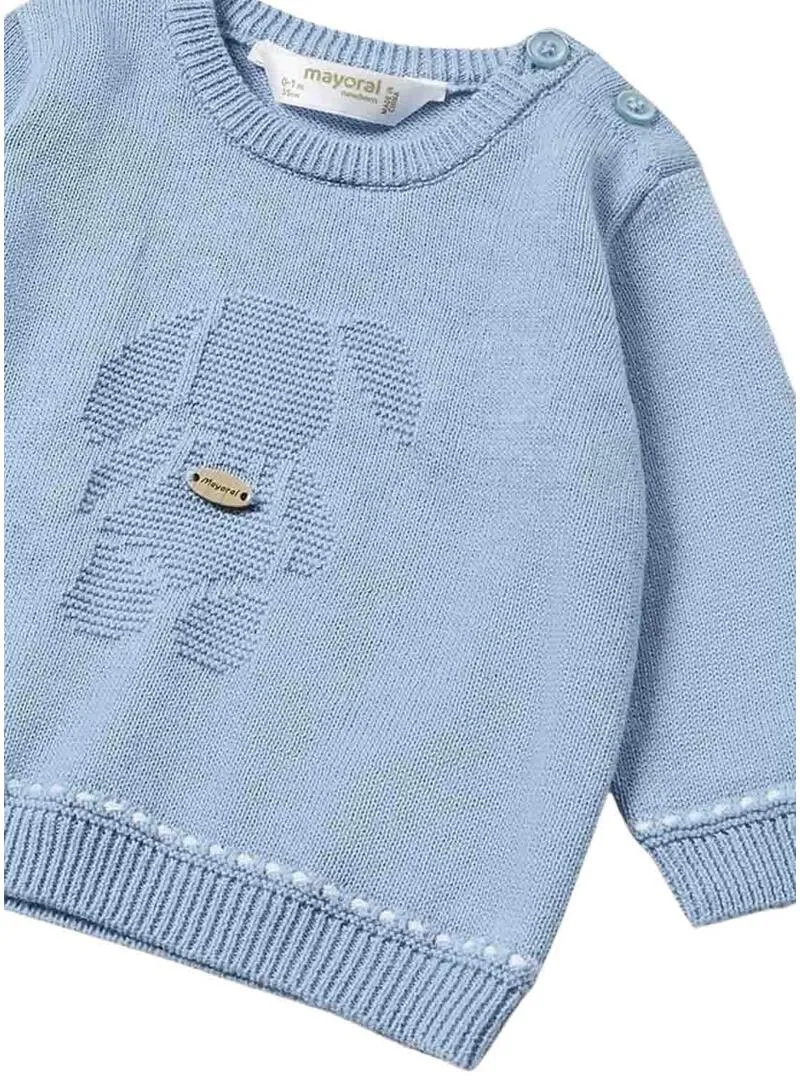 Set Mayoral Ricamato Blu per Bambino
