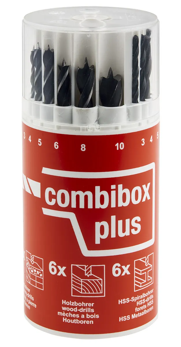 Set punte per trapano RS PRO in HSS, Ø da 3mm a 10mm, 18 pezzi