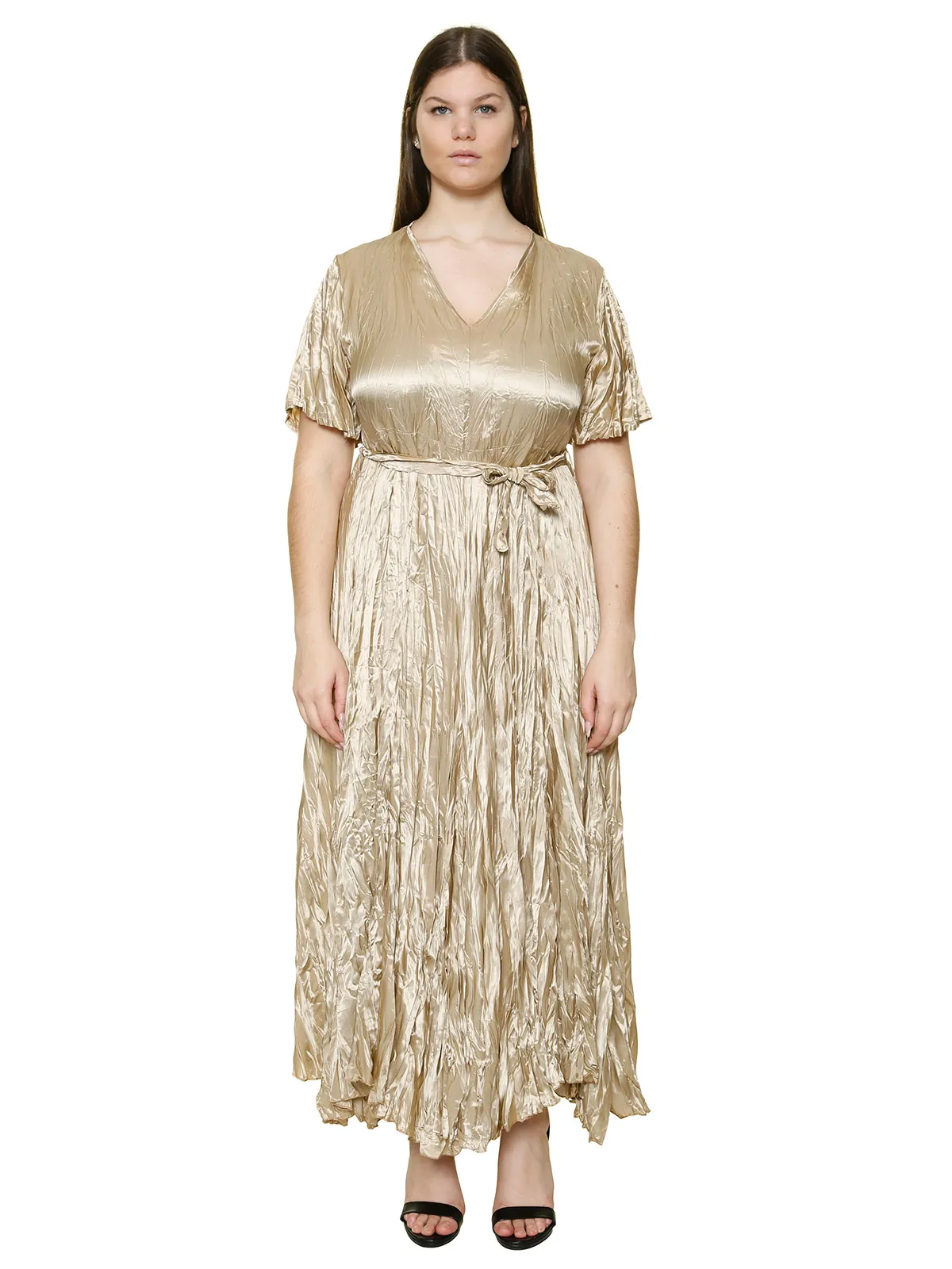 Sophia  ---------    ------------ - abito stropiccio - oro