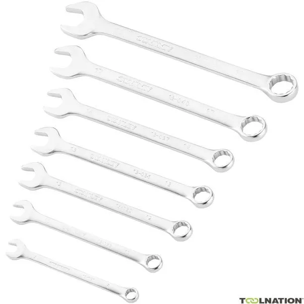 Stanley FMMT82844-0 Set di chiavi ad anello 8 - 19 mm 7 pezzi