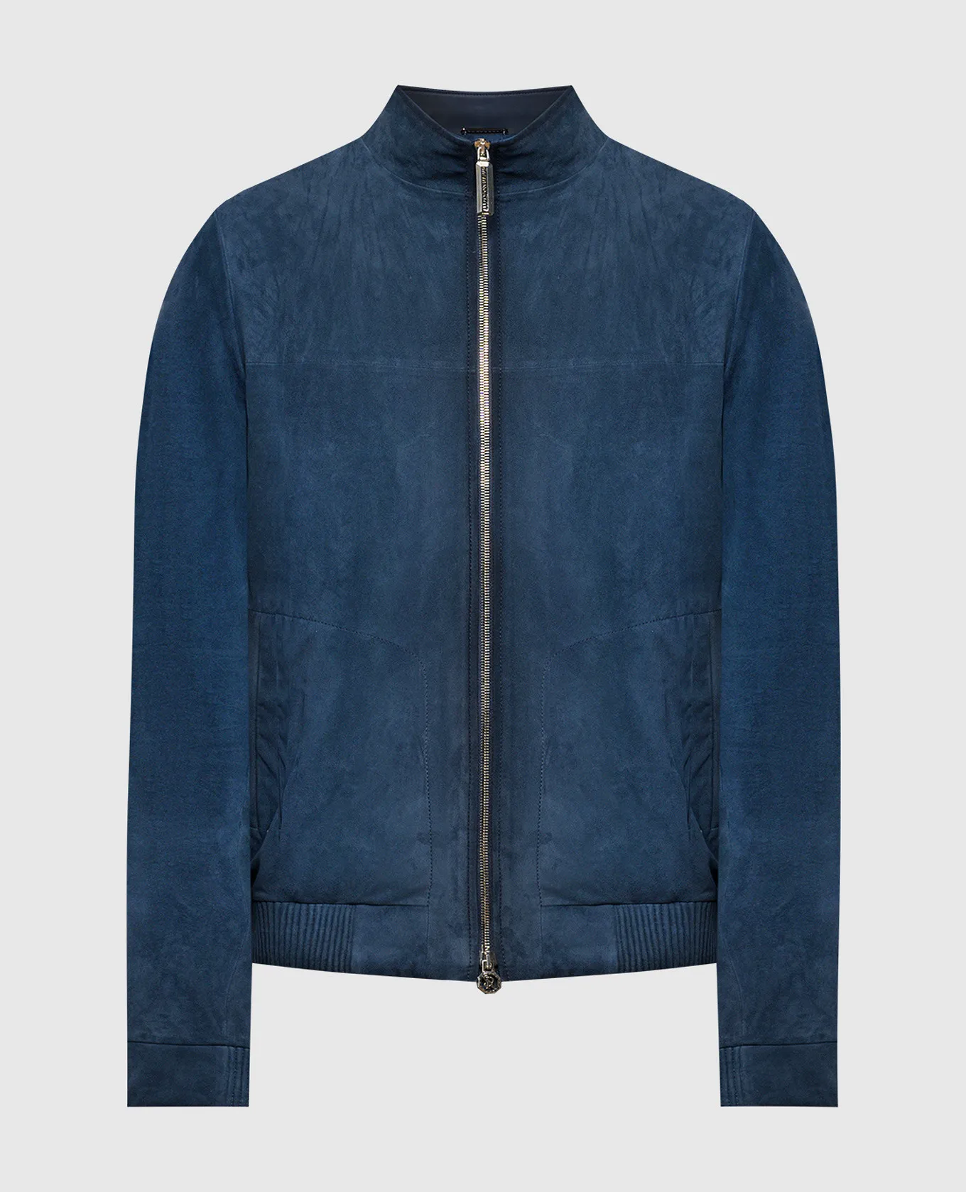 Stefano Ricci Giacca in pelle blu M7J4100060CAMAE4