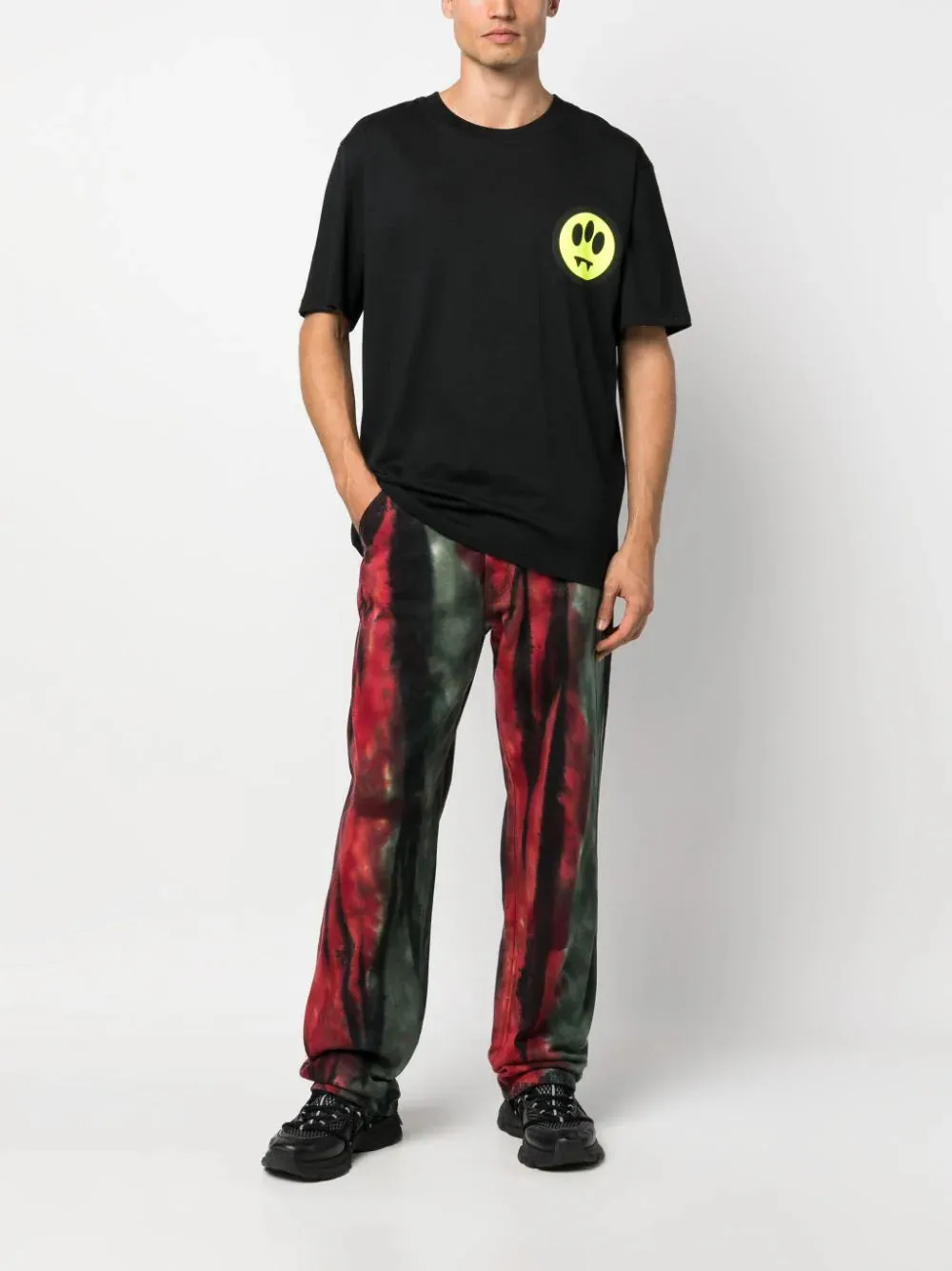 T-shirt con stampa smiley
