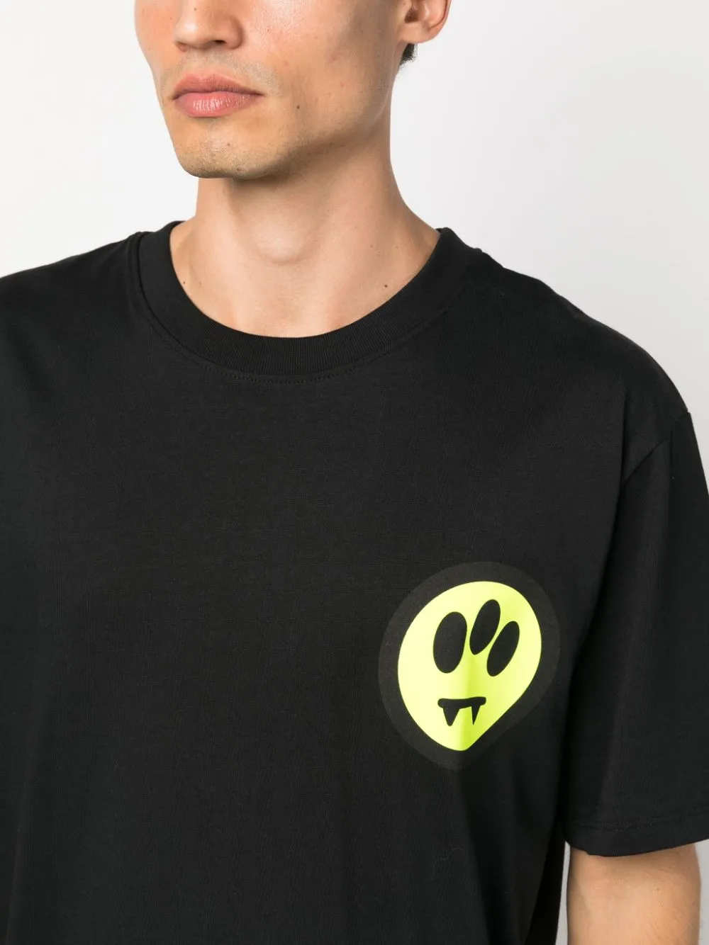 T-shirt con stampa smiley