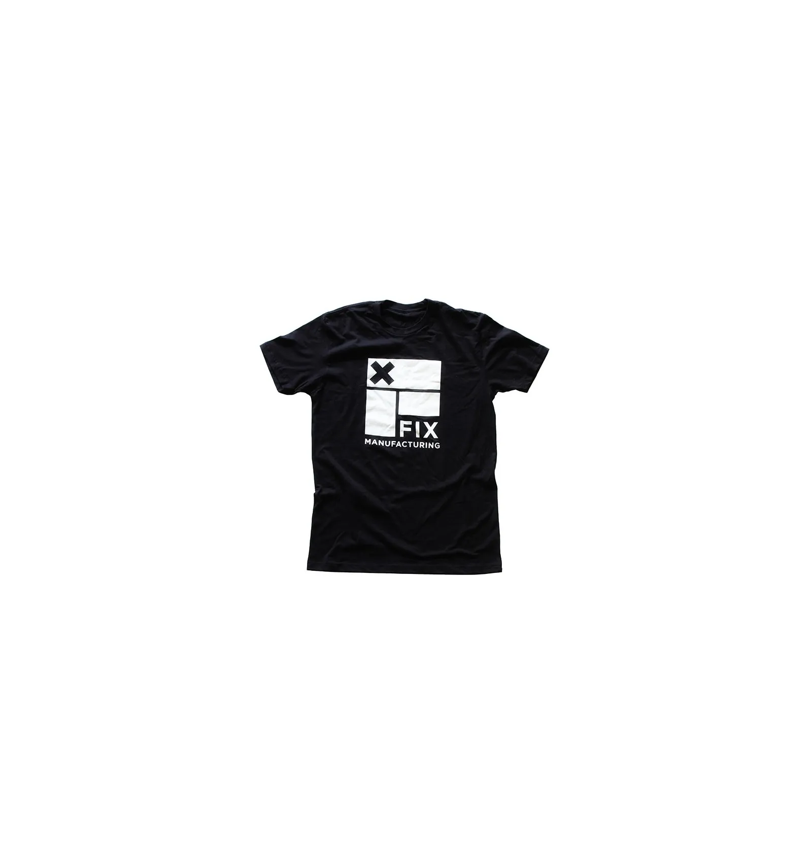 T-Shirt Fix Manufacturing Logo Tee Nero Taglia M