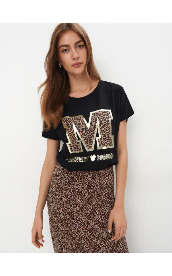 T-shirt in cotone con stampa