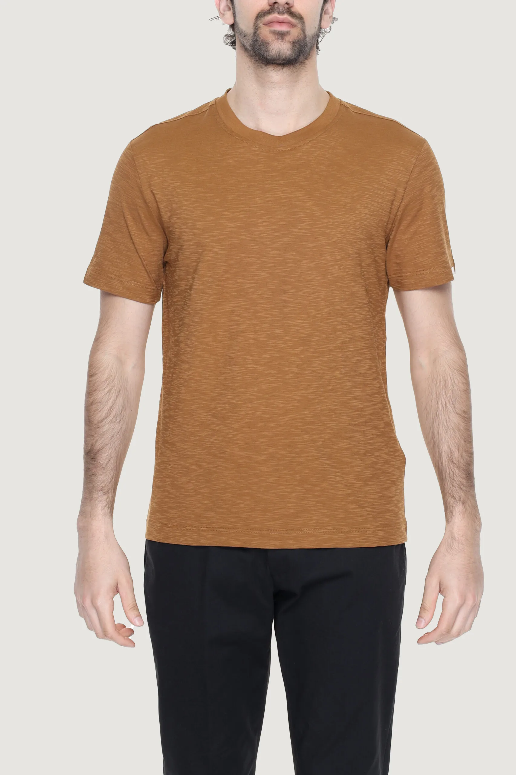 T-shirt Liu-jo GIRO MC FLAMEGIRO Marrone