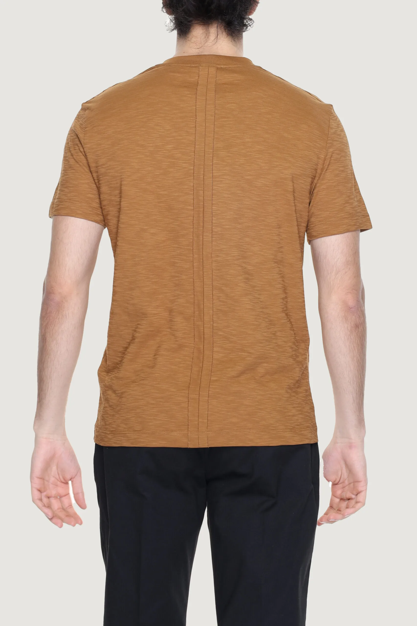 T-shirt Liu-jo GIRO MC FLAMEGIRO Marrone