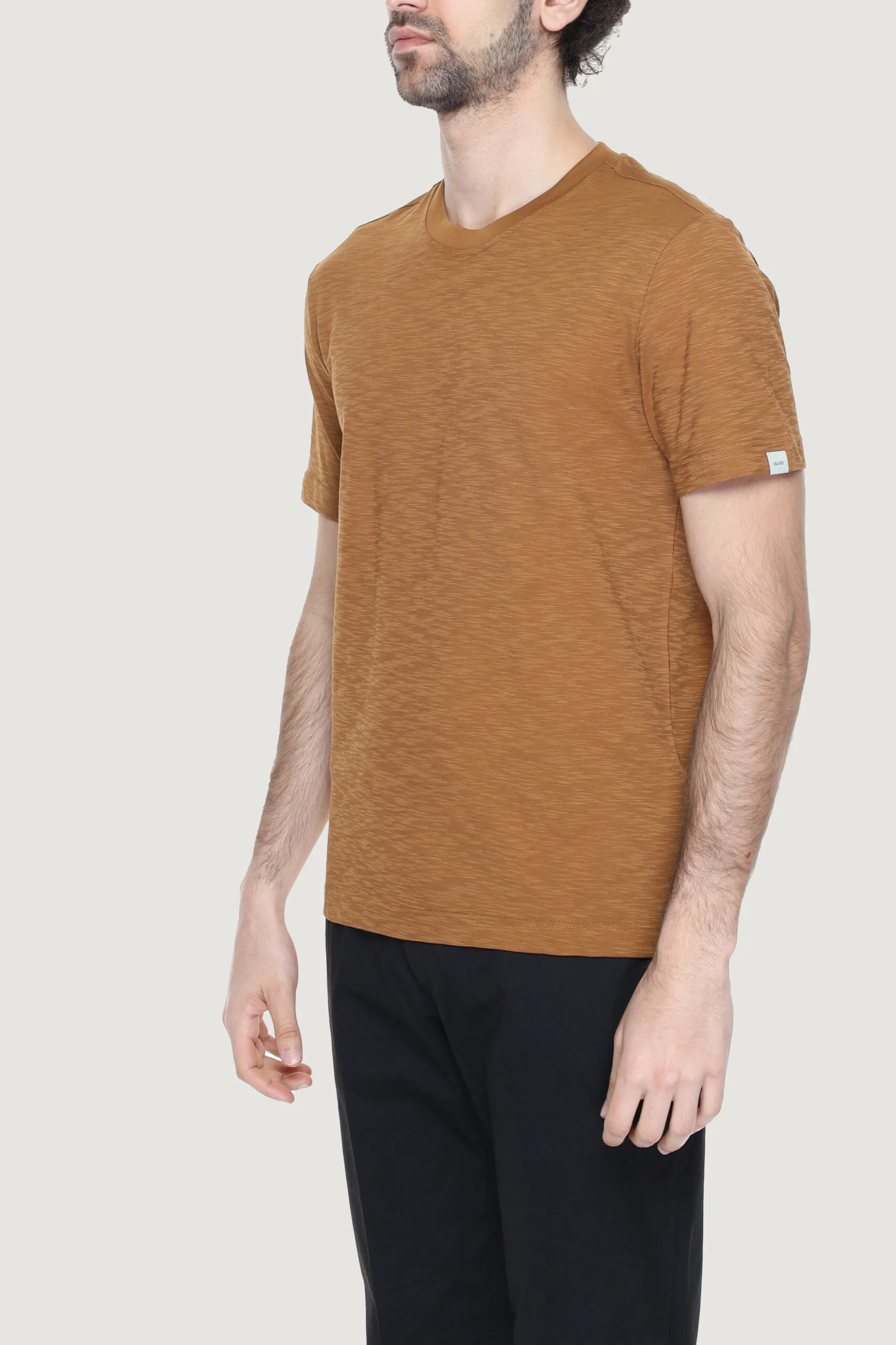 T-shirt Liu-jo GIRO MC FLAMEGIRO Marrone