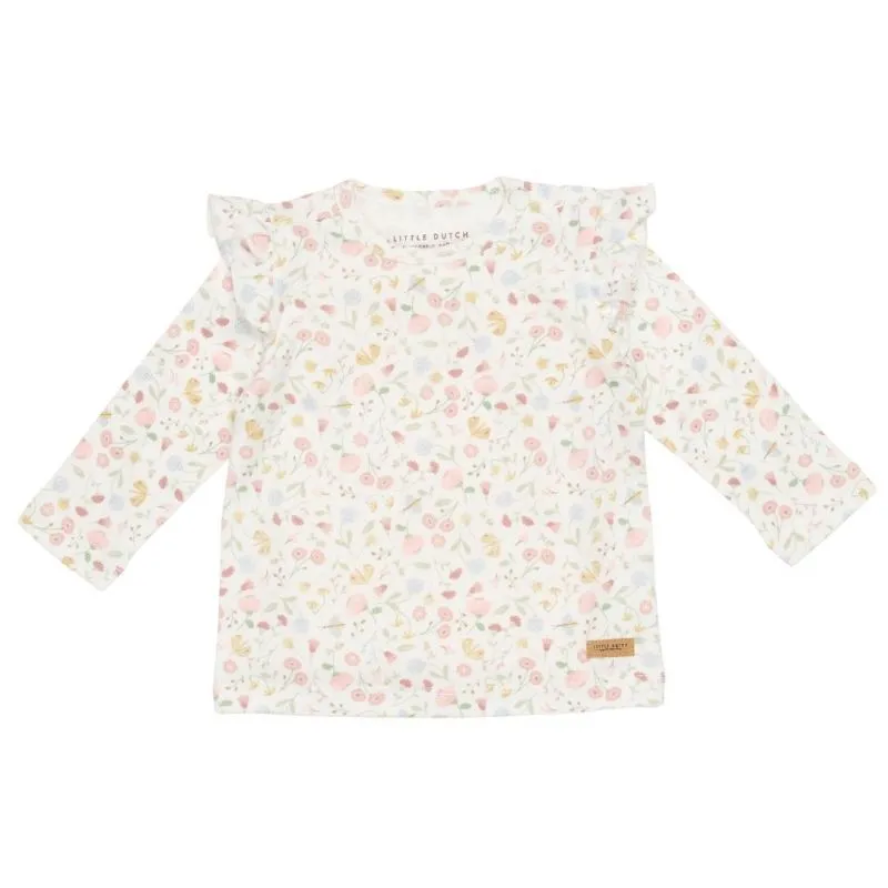 T-SHIRT MANICA LUNGA FIORI - LITTLE DUTCH