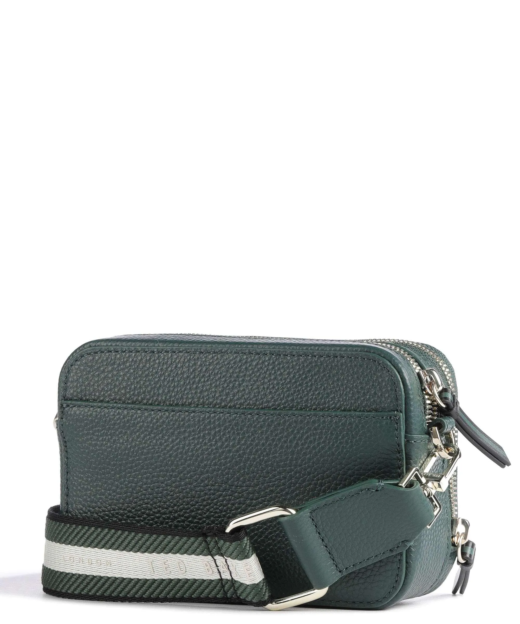  Ted Baker Stunna Borsa a tracolla pelle granulata verde scuro  