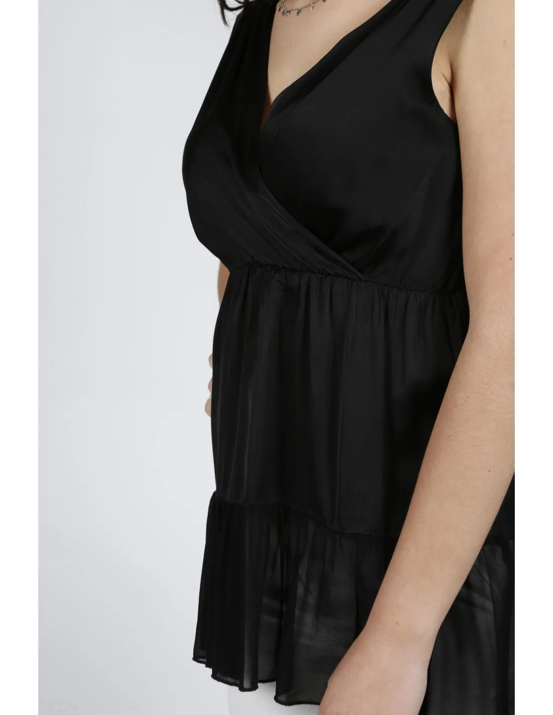 Top Tanks Crossed en viscosa Fracomina