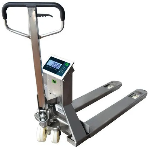 Transpallet pesatore inox - Portata 2000 kg -B3C