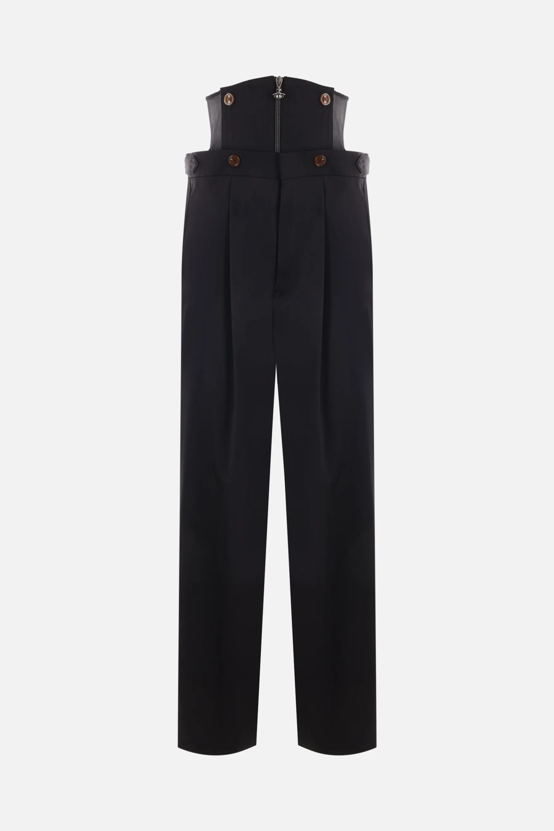  VIVIENNE WESTWOOD pantalone Long Macca Corset in lana 
